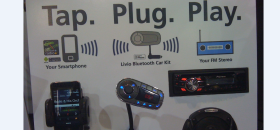 Livio Radio Bluetooth kit connects to Grooveshark