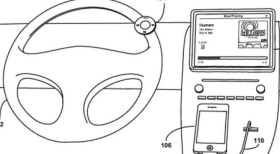 Apple Steering wheel patent